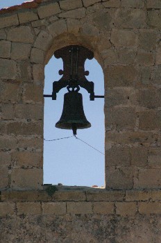 Campana, Ermita de San Frutos, Hoces del Duratón, Segovia, Casti