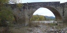 Base del puente de Capella, Huesca