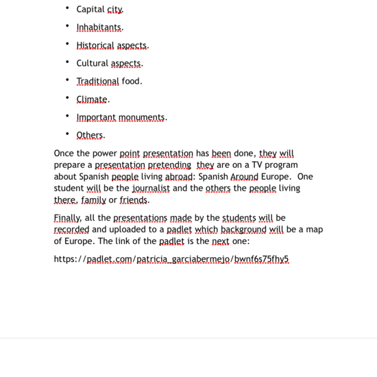 Spanish Around Europe