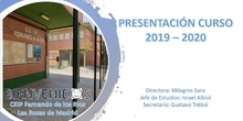 Presentación Curso 2019-2020_CEIP Fernando de los Ríos_Las Rozas 
