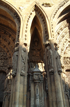Parteluz de la Catedral de León, Castilla y León