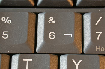 Tecla de un ordenador