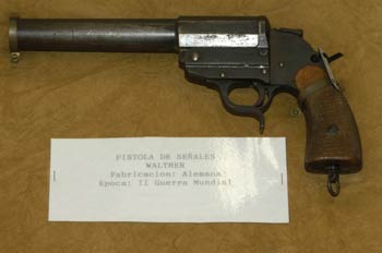 Pistola de señales Walther, Museo del Aire de Madrid