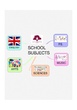 PRIMARIA 1º - INGLÉS - SCHOOL SUBJECTS