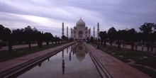 Vista general del Taj Mahal, Agra, India