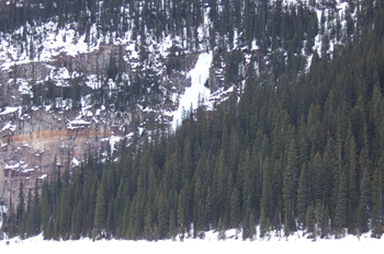 Lago Louise helado, Parque Nacional Banff