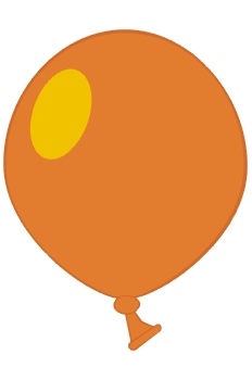 Globo naranja