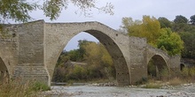 Arco central del puente de Capella Huesca