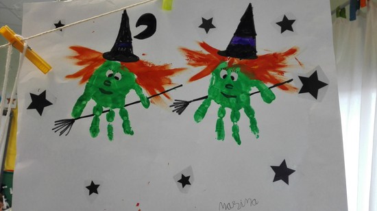 Manos-brujas Halloween