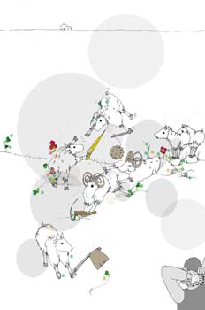 Segunda salida. Los rebaños