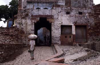 Escena callejera, Agra, India
