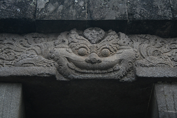 Decoración de los doseles, Prambanan, Jogyakarta, Indonesia