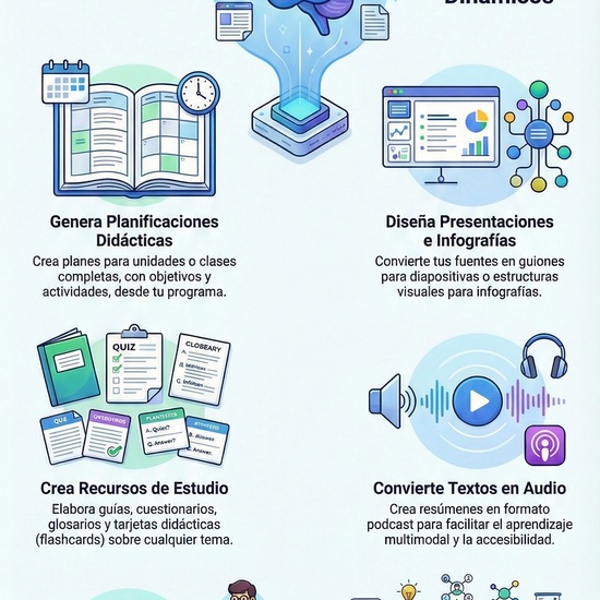 Infografía NotebookLM para el aula