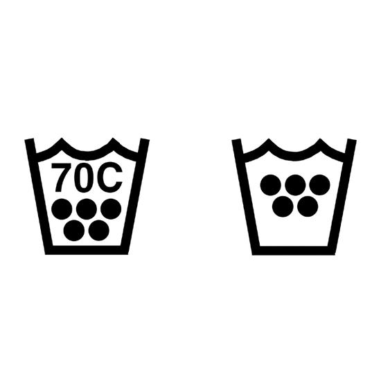 Lavado a máquina, Caliente (< 70ºC)