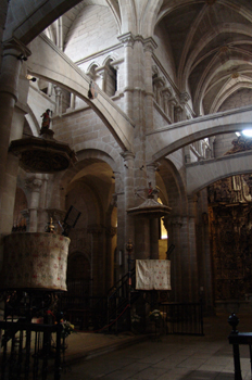 Interior de la Catedral de Tuy, Pontevedra, Galicia