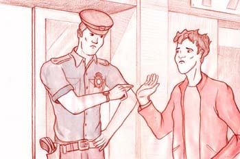 El Capitán cólera: Policía