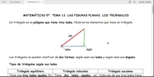 TEMA 13. LOS TRIÁNGULOS. 5º DE EDUCACIÓN PRIMARIA