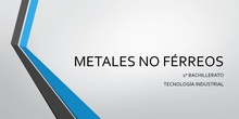 metales no ferreos