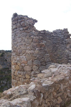 Cubo de muralla, Castillo de Calatañazor, Calatañazor, Soria, Ca