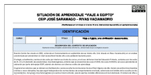 Viaje a Egipto - Situación de aprendizaje globalizada