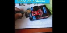 Placa Arduino viajera. Primer vídeo de alumna
