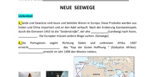 Neue Seewege (Lückentext) - 3º ESO