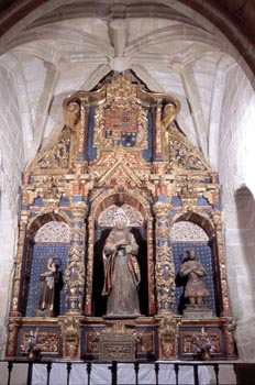 Retablo rococó de la Capilla de los Hnos Mártires Hermógenes y D