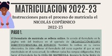 INFOGRAFÍA MATRÍCULA 22-23
