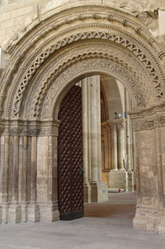 Portada románica, Catedral de Lérida