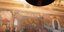 Frescos y artesonado de la sala capitular, Catedral de Toledo, C