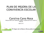 Plan de Mejora de la Convivencia Escolar