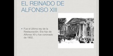 6º sociales el reinado de Alfonso XIII