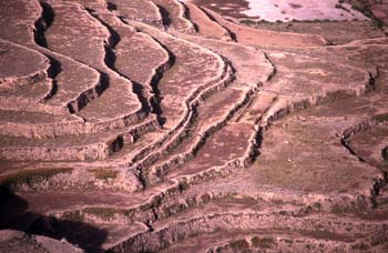 Paisaje en las proximidades de Hajjah, Yemen