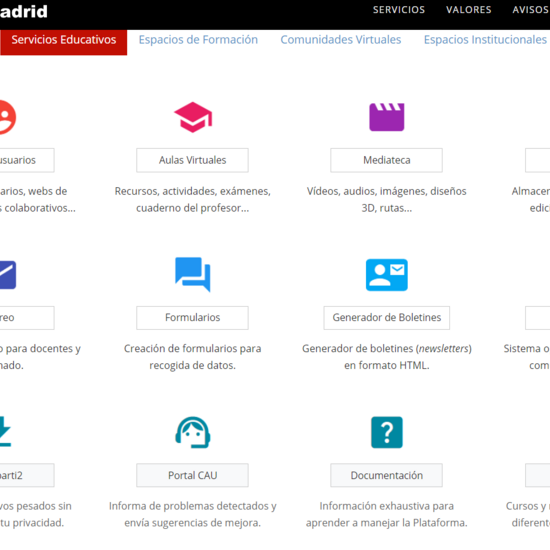 Servicios educativos