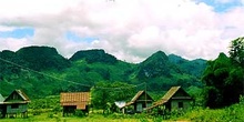 Poblado laosiano, Laos