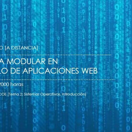 Portada Tema 2: Sistemas informáticos. Introducción