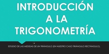 Introducción a la trigonometría I