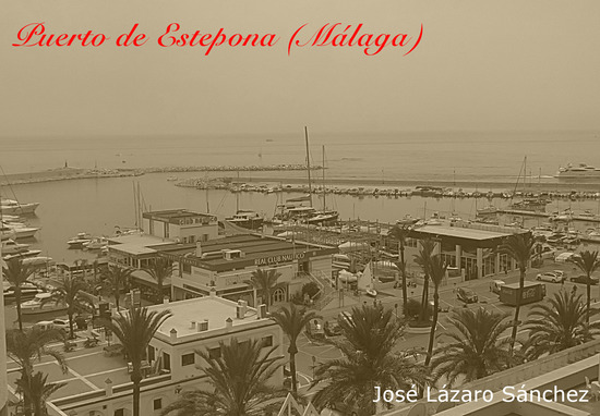 Puerto de Estepona... en sepia