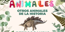 presentación estegosaurio (animales pasados extinguidos)