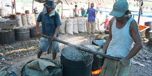 Cociendo mejillones, Jakarta