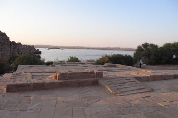 Restos edificación, Philae, Egipto
