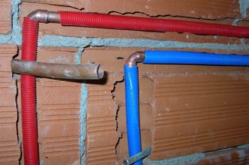 Encamisado señalizador de tubería