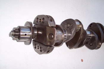 Cigüeñal con contrapesos