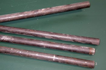 Tubería de acero negro