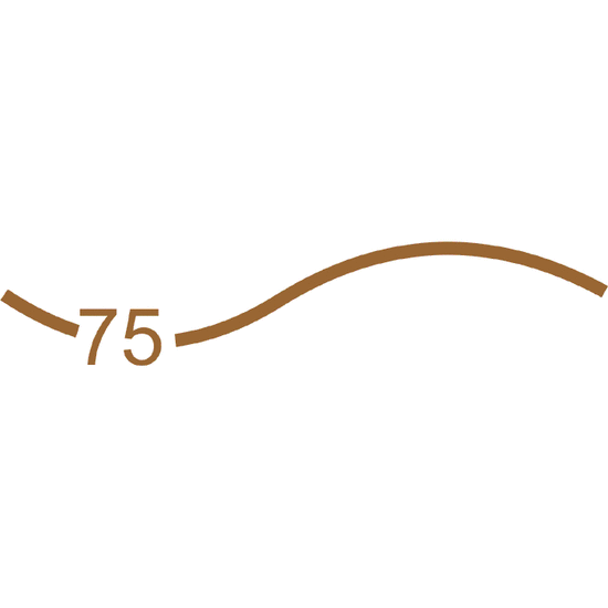 Líneas de desnivel intermedias (cada 25 m)