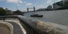 El río Támesis y la Torre de Londres, Reino Unido