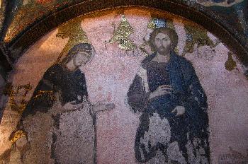 Frescos con escenas bíblicas en el Kariye Museum o San Salvador