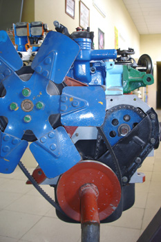 Mecanismo de distribución por cadena. Sección