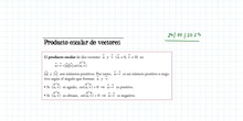 Producto escalar de vectores
