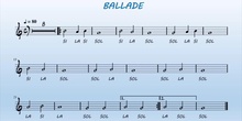 Ballade -partitura-